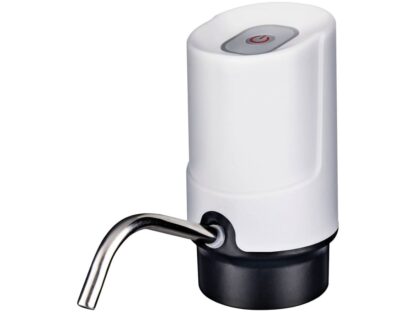Bomba Elétrica Plus para Galão de Água, recarregável USB, Branca, BMB0679, Euro Home