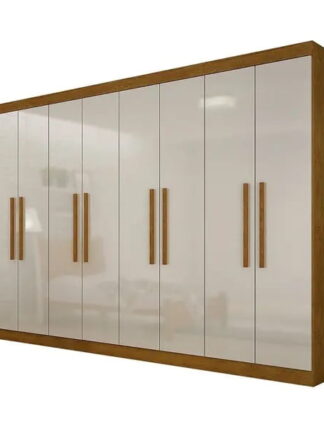 Guarda Roupa Casal Hera MDF 8 Portas e 4 Gavetas Rufato