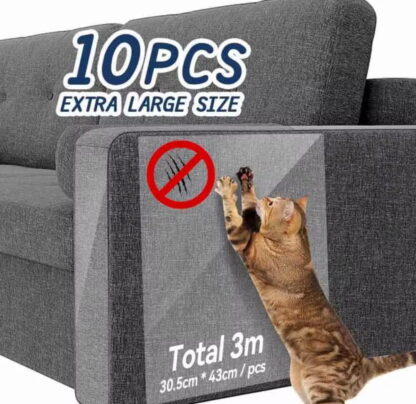 ￼10pcs Filme anti arranhador, arranhão para cantos, transparente flexível
