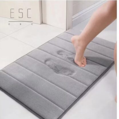 Tapete De Banheiro Soft Macio Secagem Rápida 60x40cm
