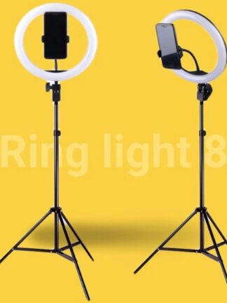 Ring Light Iluminador 8 Polegadas Com Tripé De 2.10 Metro