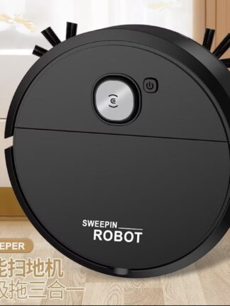 Robô Varredora/Aspirador De Pó  Automática 3 Em 1 Limpeza Doméstica Robótico Inteligente E Silencioso