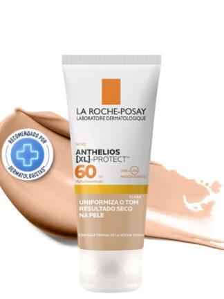 La Roche-Posay, Protetor Solar Facial com cor Anthelios XL-Protect, FPS60, Rápida Absorção, Textura Gel Creme, 40g