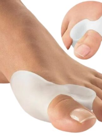 1 Par Protetores Para Joanete Com Separador Dedos Gel Alivio De Dores Pes
