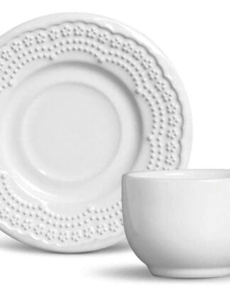 Conjunto C/ 6 Xícaras De Chá C/ 6 Pires