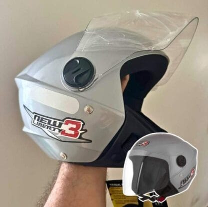 Tork Capacete New Liberty Three 58 Prata