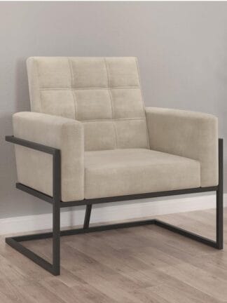 Poltrona Base de ferro reforçada para Sala de Estar