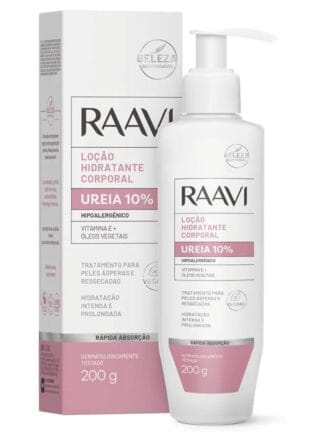 Raavi Loção Hidratante Ureia 10% Hipoalergênica Spa Care 200 G