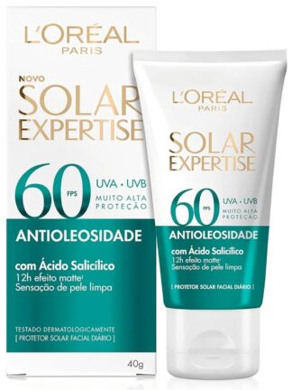 L'Oréal Paris Protetor Solar Facial Antioleosidade FPS 60 40g