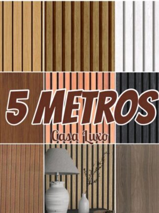 Papel de Parede 5 METROS X 45CM Madeira Auto Adesivo