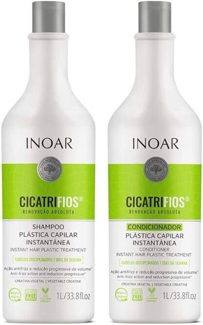 Kit CicatriFios Plástica Capilar Shampoo e condicionador 2x1L