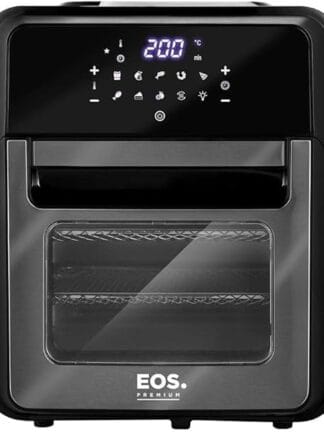 Fritadeira Sem Óleo Air Fryer Eos Premium 12l Digital Touch Titanium Eaf12t 110v