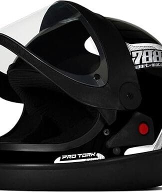 Pro Tork Capacete Sport Moto 788 58 Preto/Branco