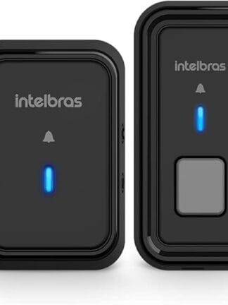 Campainha Sem Fio Com Bateria CIB 101 Preto Intelbras