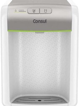 Purificador de água Consul Prata refrigerado, com proteção antibactérias - CPB34AS Bivolt
