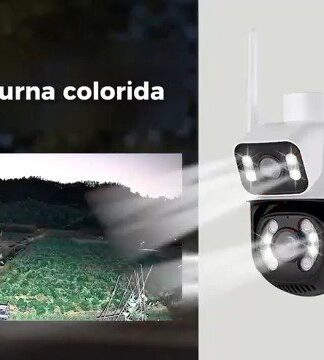 Câmera IP Sem Fio de Segurança Externa Câmera de Visão Noturna