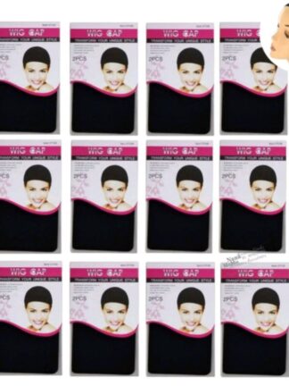 Kit 48 touca Cap para wig Touca fina para
prender cabelos antes da peruca