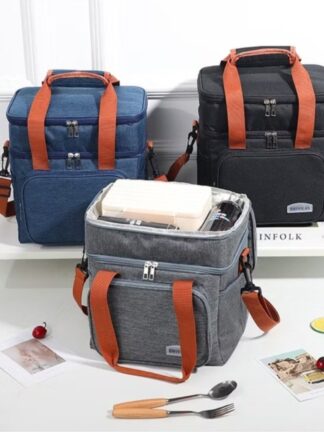 Bolsa Térmica Expansível De Grande Capacidade Para
Piquenique Adequado Para Viagens Ao Ar Livre Na Praia