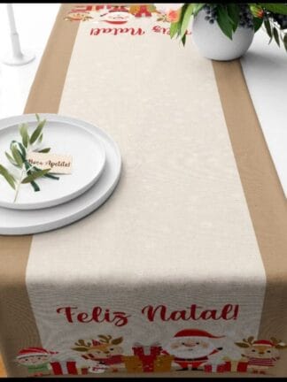 Trilho Caminho de Mesa Natalino Noel Presentes Natal ENVIO RÁPIDO
