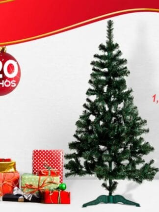 Arvore de Natal Pinheiro Canadense 150cm 220 Galhos Verde Decoração Natalina