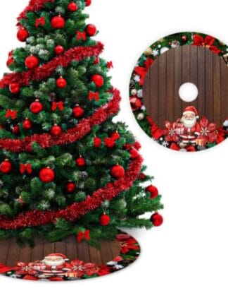 Saia Base Tapete Para Árvore De Natal Decoração 60x60