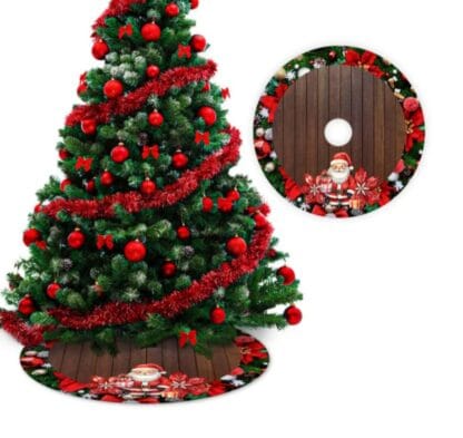 Saia Base Tapete Para Árvore De Natal Decoração 60x60