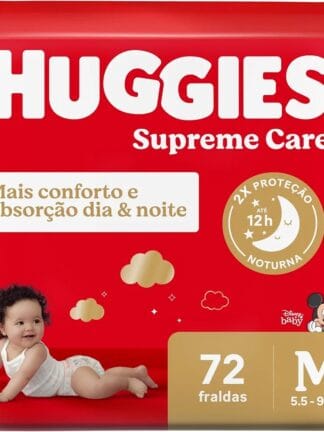 Huggies Fralda Supreme Care M 72 Un