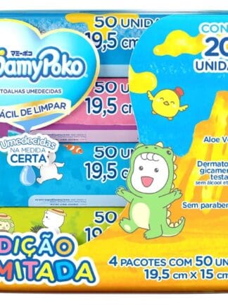 MamyPoko Lenços Umedecidos Edição Limitada 200 Unidades
