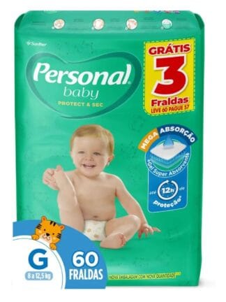 Personal Fralda Baby Protect&Sec G