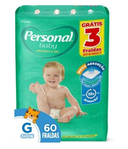 Personal Fralda Baby Protect&Sec G