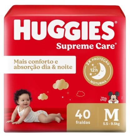 Huggies Fralda Supreme Care M 40 Un