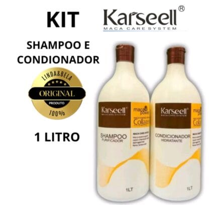 Kit shampoo e condicionador Karseell 1 L