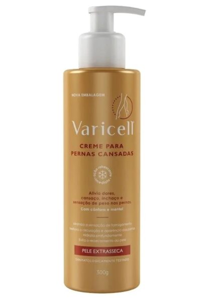 Varicell Creme Pele Extrasseca 300g - Creme p/Varizes