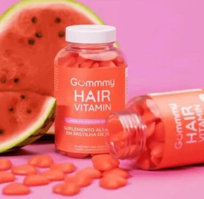 Gummy hair vitamin - melancia - 60 Gomas