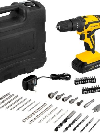 Vonder Furadeira Parafusadeira Impacto 3 * 8 12V A Bateria