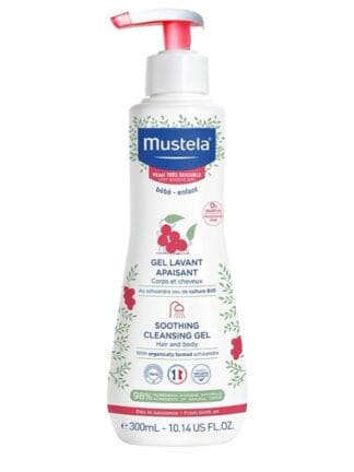 Mustela Calmante sem Fragrância para Pele Sensível dos Bebês 300 ml
