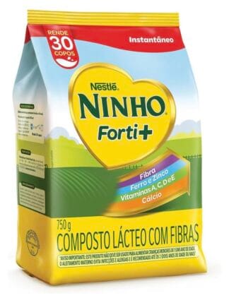 Composto Lácteo, Nestlé, Ninho Forti+, Pacote, 750g