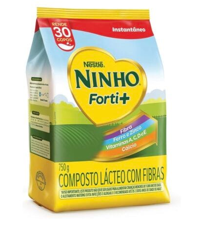 Composto Lácteo, Nestlé, Ninho Forti+, Pacote, 750g
