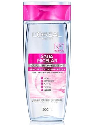 Água Micelar 5 Em 1 200ml, L'Oréal Paris, 200ml