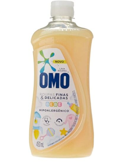 OMO Roupas Finas E Delicadas - Sabão Líquido Bebê 450 Ml