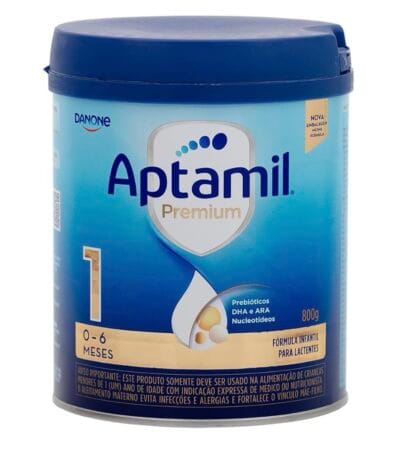 Danone Nutricia Aptamil Premium 1 0-6 meses - Fórmula para Bebês e Fórmula Infantil, 800g
