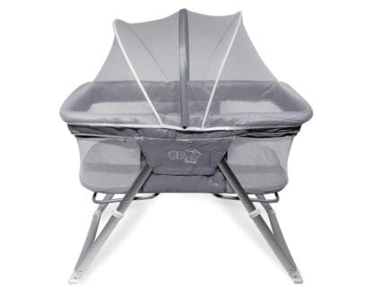 Berço Moisés Portátil Com Balanço Comfy 9kgs Cinza - MaxiBaby