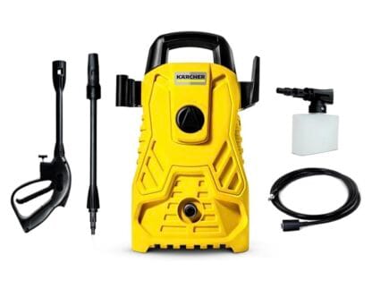 Lavadora de Alta pressão Kärcher Compacta 1500 PSI/Libras 1200W 300L/h com Aplicador de Detergente e Lança Regulável 127v