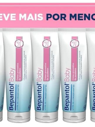 Bepantol Baby Kit Pomada Assadura Bebe, Ideal para Prevenção de Assaduras, Leve 5 Pague 4, 120g