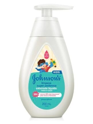 Johnson's Baby Sabonete Líquido Infantil Limpeza Super Poderosa, 200ml
