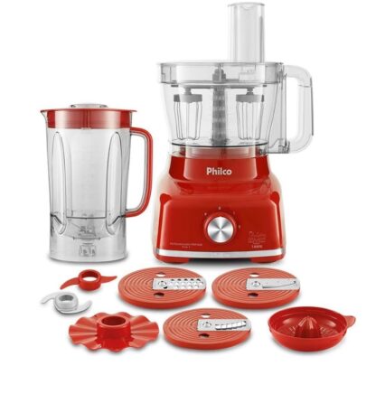 Multiprocessador Vermelho, 220v, Philco