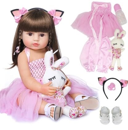 Brastoy Bebê Reborn Boneca Silicone Original