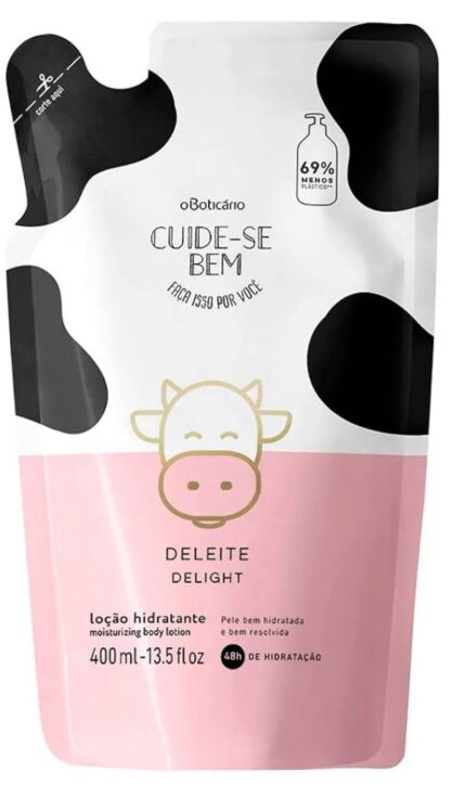 Hidratante Cuide-se Bem - Deleite refil - oBoticario -400ml