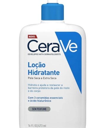 CeraVe, Loção Hidratante Corporal, com textura Fluida e Ácido Hialurônico
