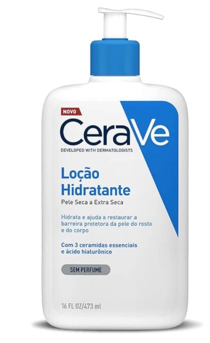 CeraVe, Loção Hidratante Corporal, com textura Fluida e Ácido Hialurônico